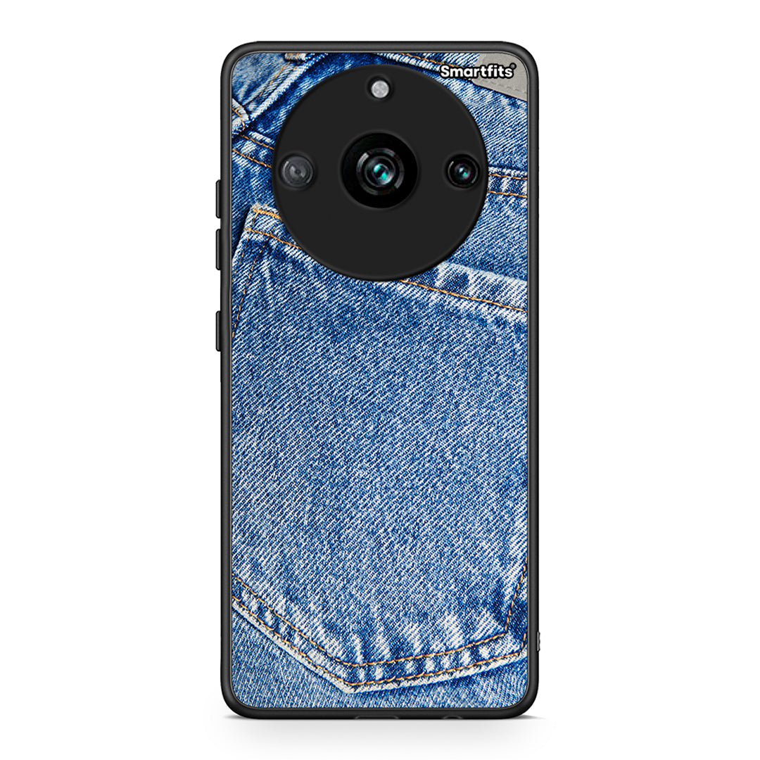 Realme 11 Pro Jeans Pocket θήκη από τη Smartfits με σχέδιο στο πίσω μέρος και μαύρο περίβλημα | Smartphone case with colorful back and black bezels by Smartfits