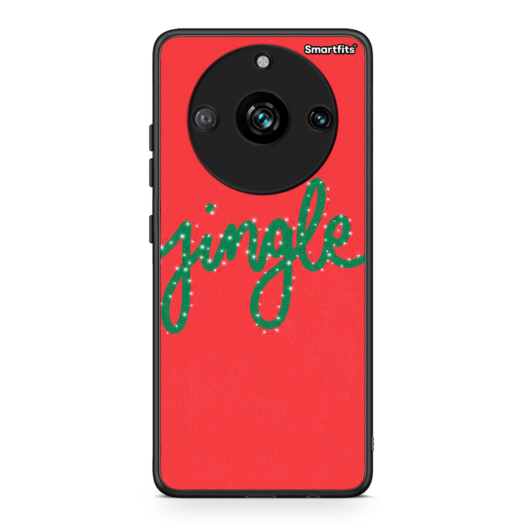 Realme 11 Pro+ Jingle Xmas θήκη από τη Smartfits με σχέδιο στο πίσω μέρος και μαύρο περίβλημα | Smartphone case with colorful back and black bezels by Smartfits