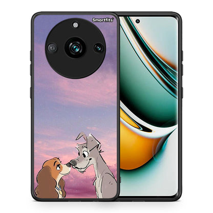 Θήκη Realme 11 Pro Lady And Tramp από τη Smartfits με σχέδιο στο πίσω μέρος και μαύρο περίβλημα | Realme 11 Pro Lady And Tramp case with colorful back and black bezels