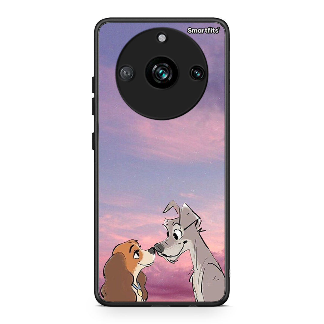 Realme 11 Pro Lady And Tramp θήκη από τη Smartfits με σχέδιο στο πίσω μέρος και μαύρο περίβλημα | Smartphone case with colorful back and black bezels by Smartfits
