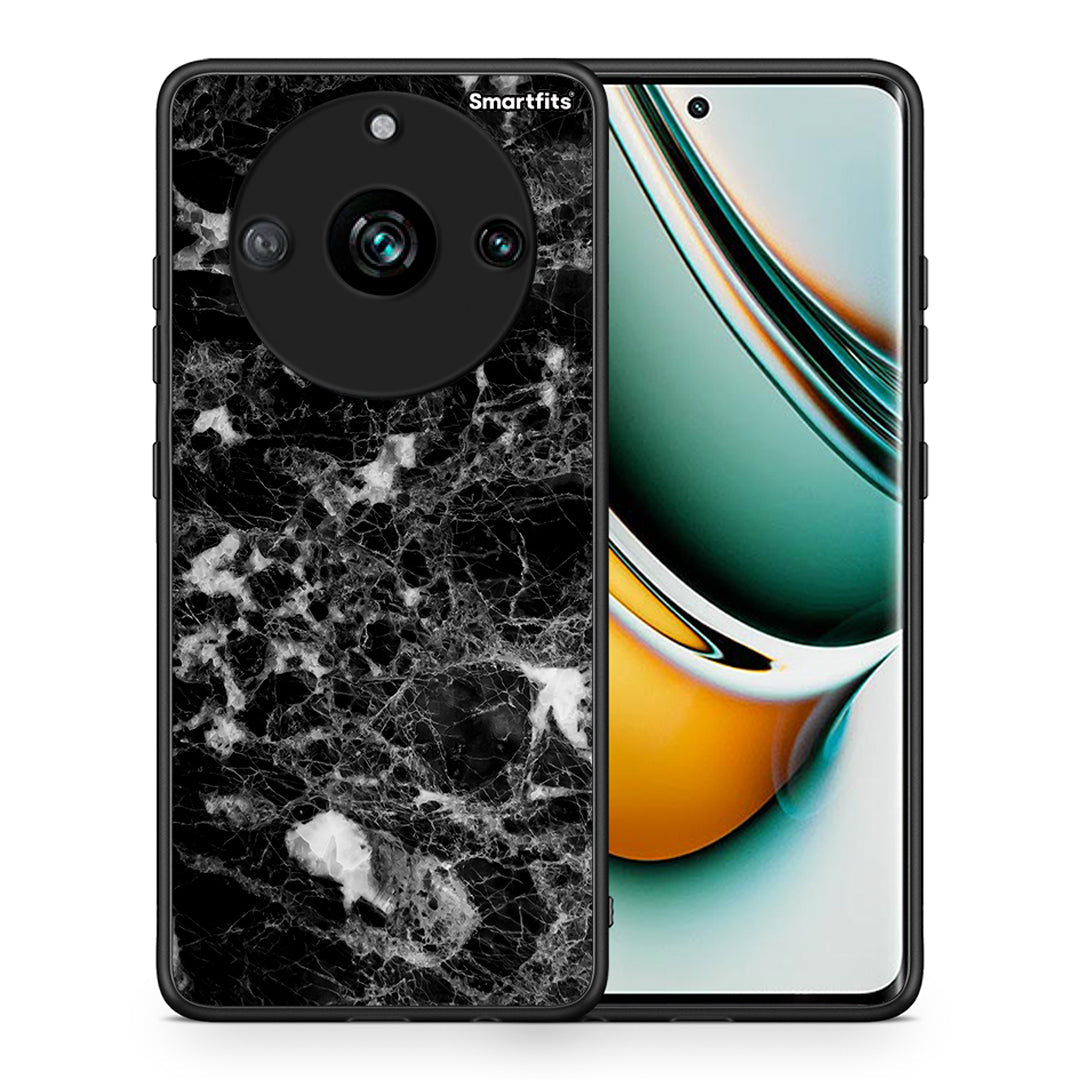 Θήκη Realme 11 Pro+ Male Marble από τη Smartfits με σχέδιο στο πίσω μέρος και μαύρο περίβλημα | Realme 11 Pro+ Male Marble case with colorful back and black bezels