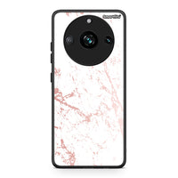 Thumbnail for 116 - Realme 11 Pro+ Pink Splash Marble case, cover, bumper