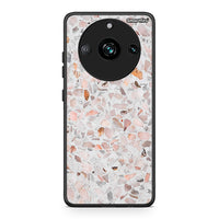 Thumbnail for Realme 11 Pro Marble Terrazzo θήκη από τη Smartfits με σχέδιο στο πίσω μέρος και μαύρο περίβλημα | Smartphone case with colorful back and black bezels by Smartfits