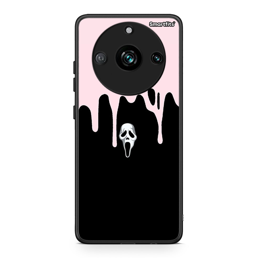 Realme 11 Pro+ Melting Halloween Mask Θήκη από τη Smartfits με σχέδιο στο πίσω μέρος και μαύρο περίβλημα | Smartphone case with colorful back and black bezels by Smartfits