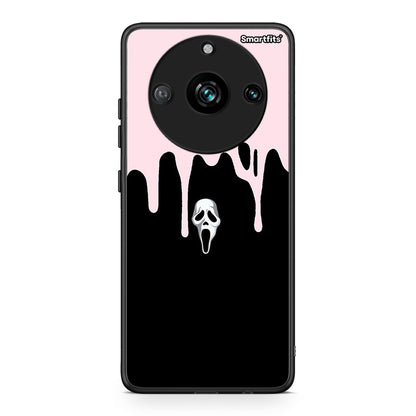 Realme 11 Pro+ Melting Halloween Mask Θήκη από τη Smartfits με σχέδιο στο πίσω μέρος και μαύρο περίβλημα | Smartphone case with colorful back and black bezels by Smartfits