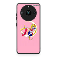 Thumbnail for Realme 11 Pro Moon Girl θήκη από τη Smartfits με σχέδιο στο πίσω μέρος και μαύρο περίβλημα | Smartphone case with colorful back and black bezels by Smartfits