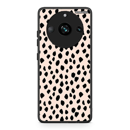 Realme 11 Pro+ New Polka Dots θήκη από τη Smartfits με σχέδιο στο πίσω μέρος και μαύρο περίβλημα | Smartphone case with colorful back and black bezels by Smartfits