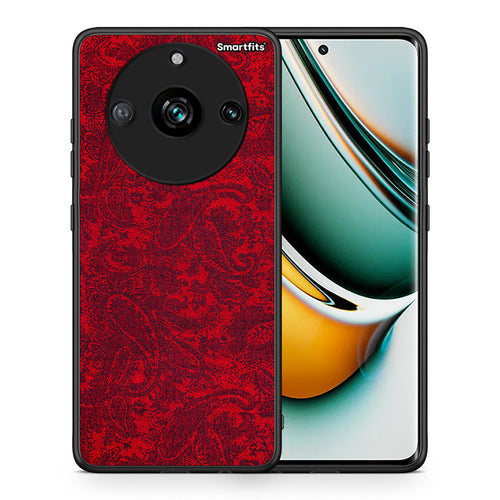 Θήκη Realme 11 Pro+ Paisley Cashmere από τη Smartfits με σχέδιο στο πίσω μέρος και μαύρο περίβλημα | Realme 11 Pro+ Paisley Cashmere case with colorful back and black bezels
