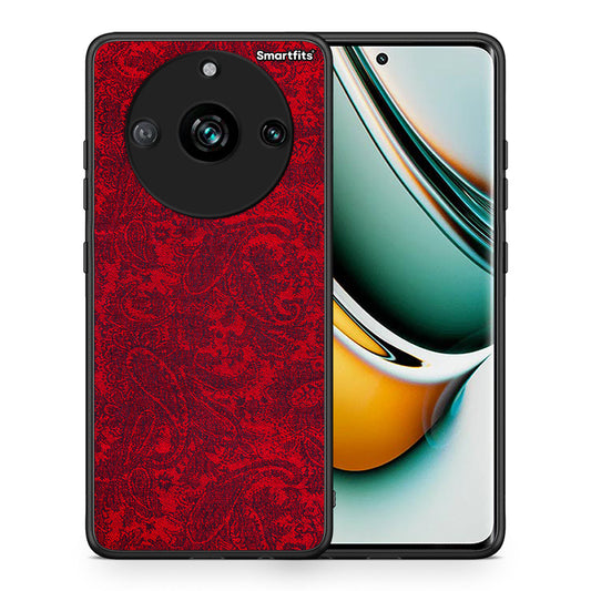 Θήκη Realme 11 Pro+ Paisley Cashmere από τη Smartfits με σχέδιο στο πίσω μέρος και μαύρο περίβλημα | Realme 11 Pro+ Paisley Cashmere case with colorful back and black bezels