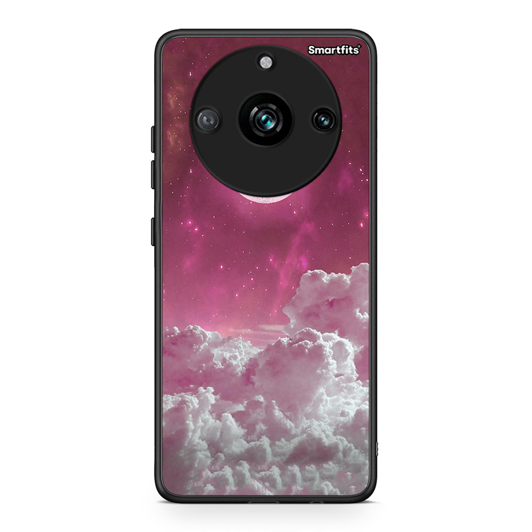 Realme 11 Pro Pink Moon Θήκη από τη Smartfits με σχέδιο στο πίσω μέρος και μαύρο περίβλημα | Smartphone case with colorful back and black bezels by Smartfits