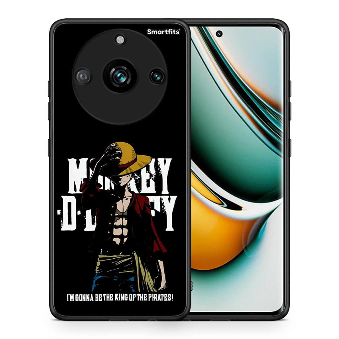 Θήκη Realme 11 Pro+ Pirate King από τη Smartfits με σχέδιο στο πίσω μέρος και μαύρο περίβλημα | Realme 11 Pro+ Pirate King case with colorful back and black bezels