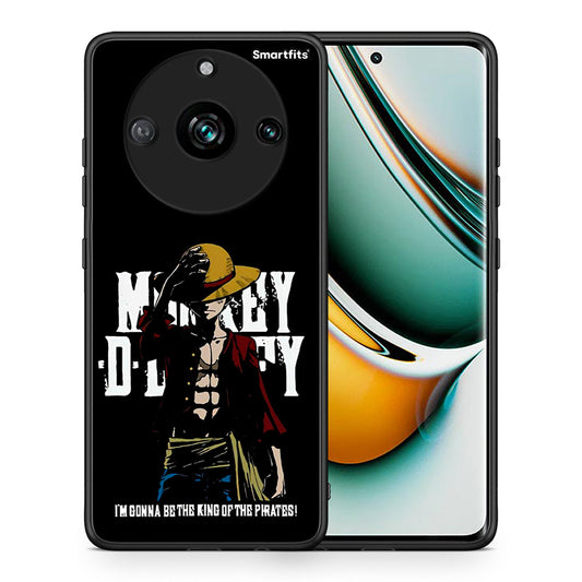 Θήκη Realme 11 Pro+ Pirate King από τη Smartfits με σχέδιο στο πίσω μέρος και μαύρο περίβλημα | Realme 11 Pro+ Pirate King case with colorful back and black bezels