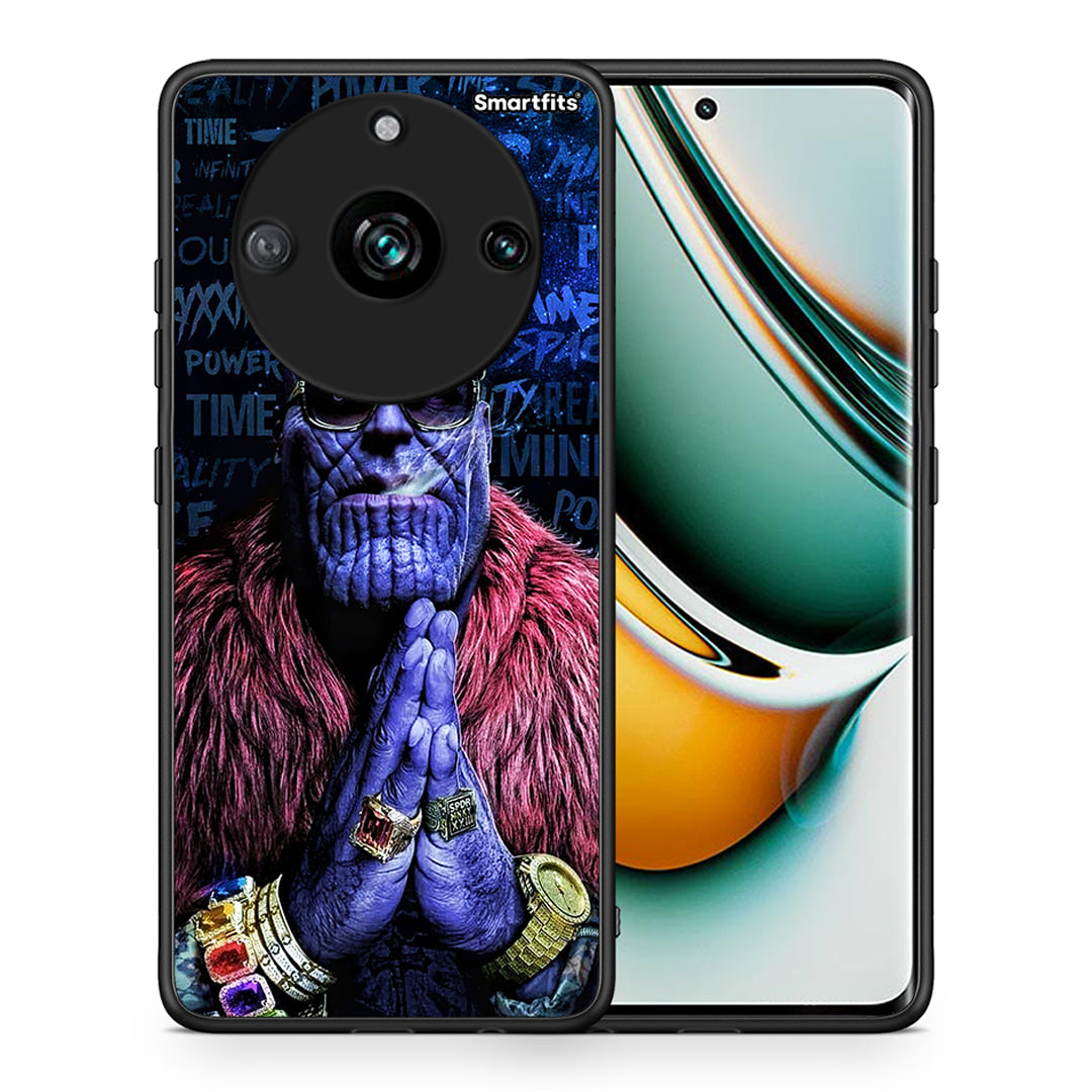 Θήκη Realme 11 Pro Thanos PopArt από τη Smartfits με σχέδιο στο πίσω μέρος και μαύρο περίβλημα | Realme 11 Pro Thanos PopArt case with colorful back and black bezels