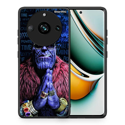 Θήκη Realme 11 Pro Thanos PopArt από τη Smartfits με σχέδιο στο πίσω μέρος και μαύρο περίβλημα | Realme 11 Pro Thanos PopArt case with colorful back and black bezels