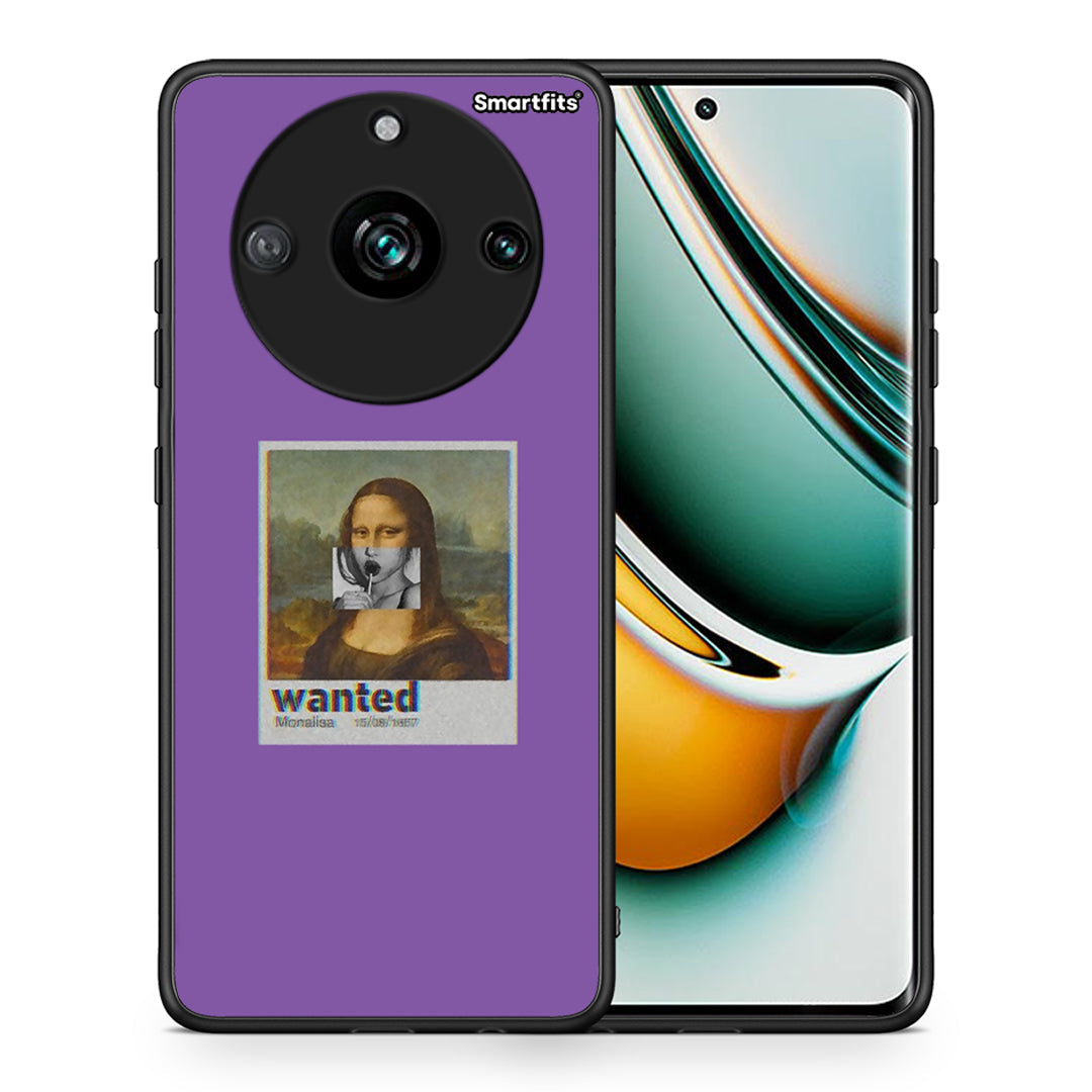 Θήκη Realme 11 Pro Monalisa Popart από τη Smartfits με σχέδιο στο πίσω μέρος και μαύρο περίβλημα | Realme 11 Pro Monalisa Popart case with colorful back and black bezels