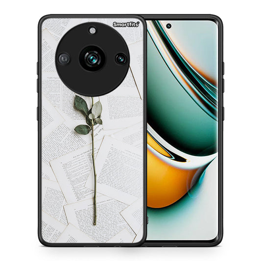 Θήκη Realme 11 Pro Red Rose από τη Smartfits με σχέδιο στο πίσω μέρος και μαύρο περίβλημα | Realme 11 Pro Red Rose case with colorful back and black bezels