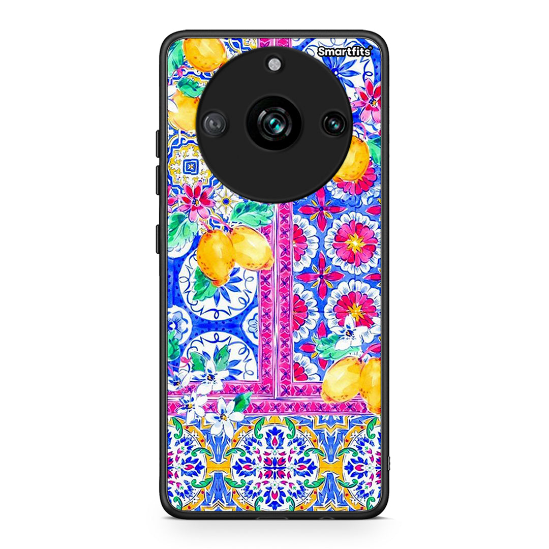 Realme 11 Pro Retro Spring θήκη από τη Smartfits με σχέδιο στο πίσω μέρος και μαύρο περίβλημα | Smartphone case with colorful back and black bezels by Smartfits
