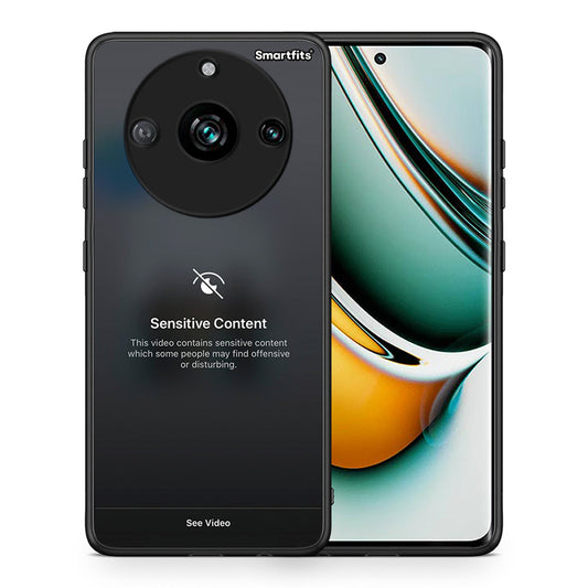 Θήκη Realme 11 Pro Sensitive Content από τη Smartfits με σχέδιο στο πίσω μέρος και μαύρο περίβλημα | Realme 11 Pro Sensitive Content case with colorful back and black bezels