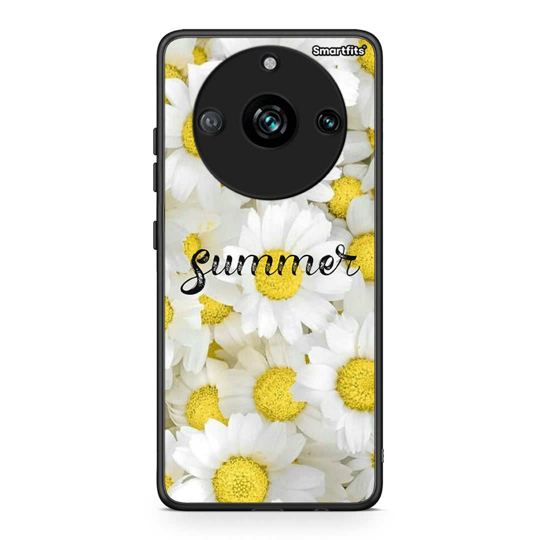 Realme 11 Pro Summer Daisies Θήκη από τη Smartfits με σχέδιο στο πίσω μέρος και μαύρο περίβλημα | Smartphone case with colorful back and black bezels by Smartfits