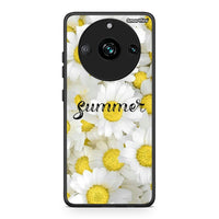 Thumbnail for Realme 11 Pro Summer Daisies Θήκη από τη Smartfits με σχέδιο στο πίσω μέρος και μαύρο περίβλημα | Smartphone case with colorful back and black bezels by Smartfits