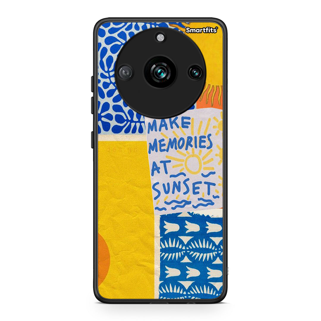 Realme 11 Pro Sunset Memories Θήκη από τη Smartfits με σχέδιο στο πίσω μέρος και μαύρο περίβλημα | Smartphone case with colorful back and black bezels by Smartfits