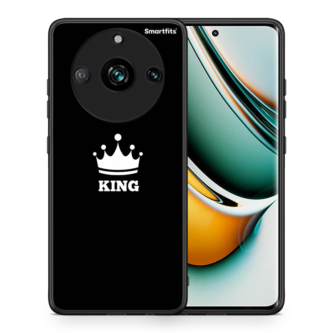 Θήκη Realme 11 Pro King Valentine από τη Smartfits με σχέδιο στο πίσω μέρος και μαύρο περίβλημα | Realme 11 Pro King Valentine case with colorful back and black bezels
