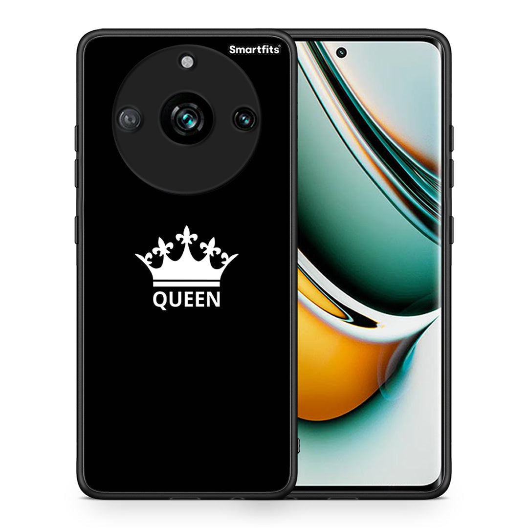 Θήκη Realme 11 Pro+ Queen Valentine από τη Smartfits με σχέδιο στο πίσω μέρος και μαύρο περίβλημα | Realme 11 Pro+ Queen Valentine case with colorful back and black bezels