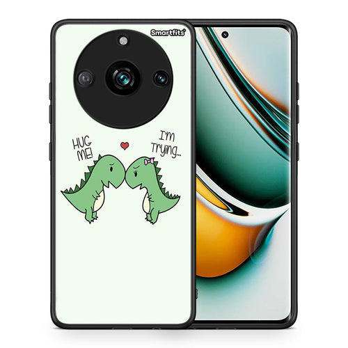 Θήκη Realme 11 Pro Rex Valentine από τη Smartfits με σχέδιο στο πίσω μέρος και μαύρο περίβλημα | Realme 11 Pro Rex Valentine case with colorful back and black bezels