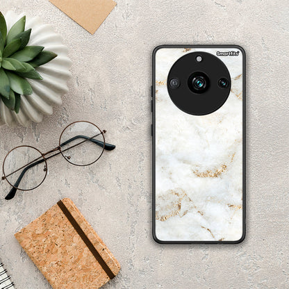 White Gold Marble - Realme 11 Pro+ θήκη