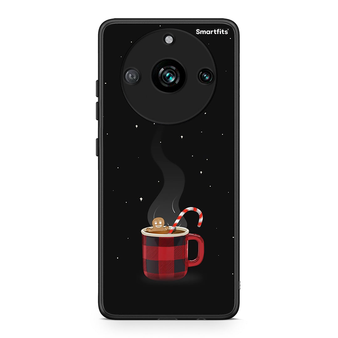 Realme 11 Pro+ Xmas Bathing θήκη από τη Smartfits με σχέδιο στο πίσω μέρος και μαύρο περίβλημα | Smartphone case with colorful back and black bezels by Smartfits