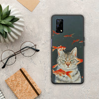 Thumbnail for Cat Goldfish - Realme 7 5G θήκη