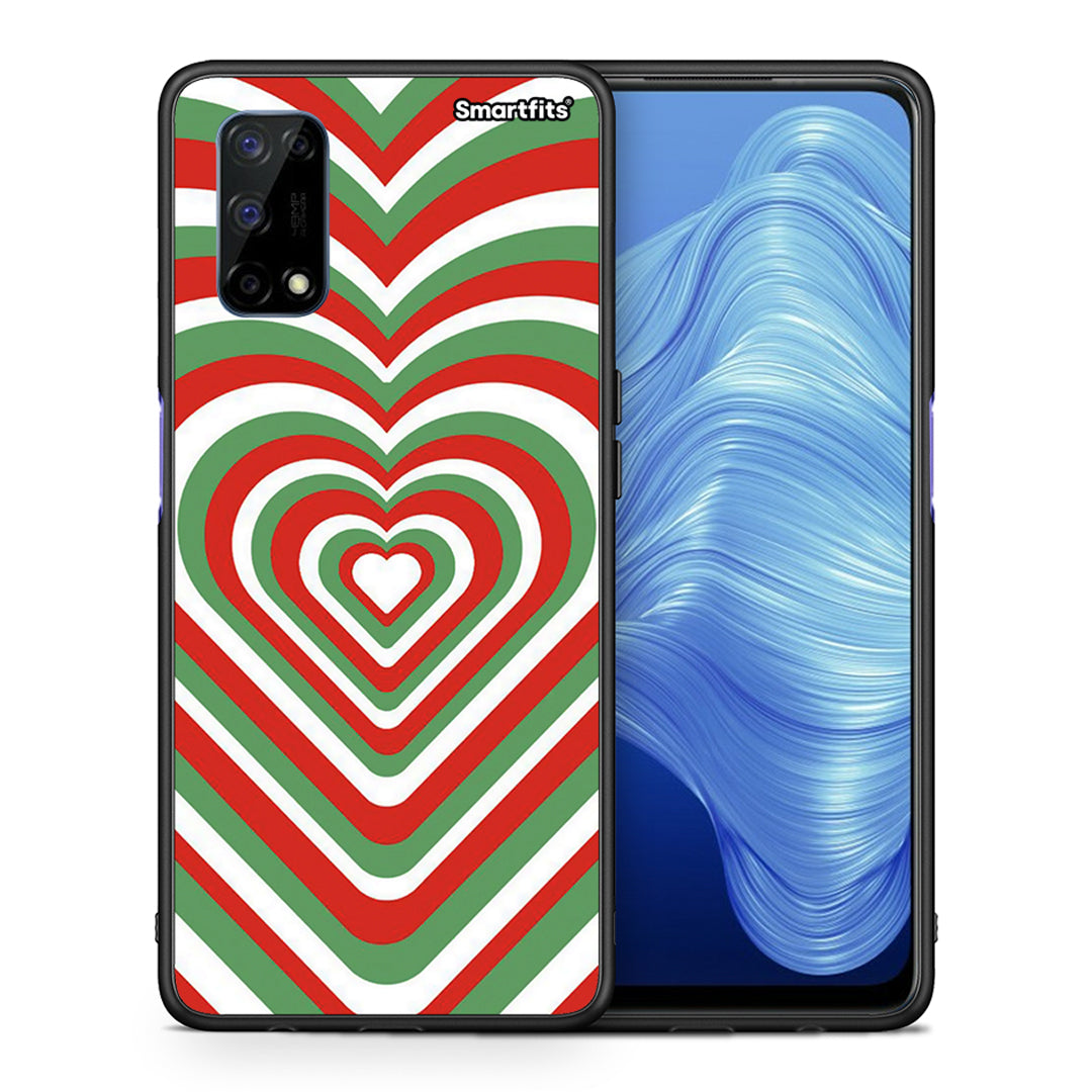 Christmas Hearts - Realme 7 5G θήκη