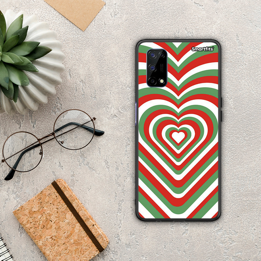 Christmas Hearts - Realme 7 5G θήκη