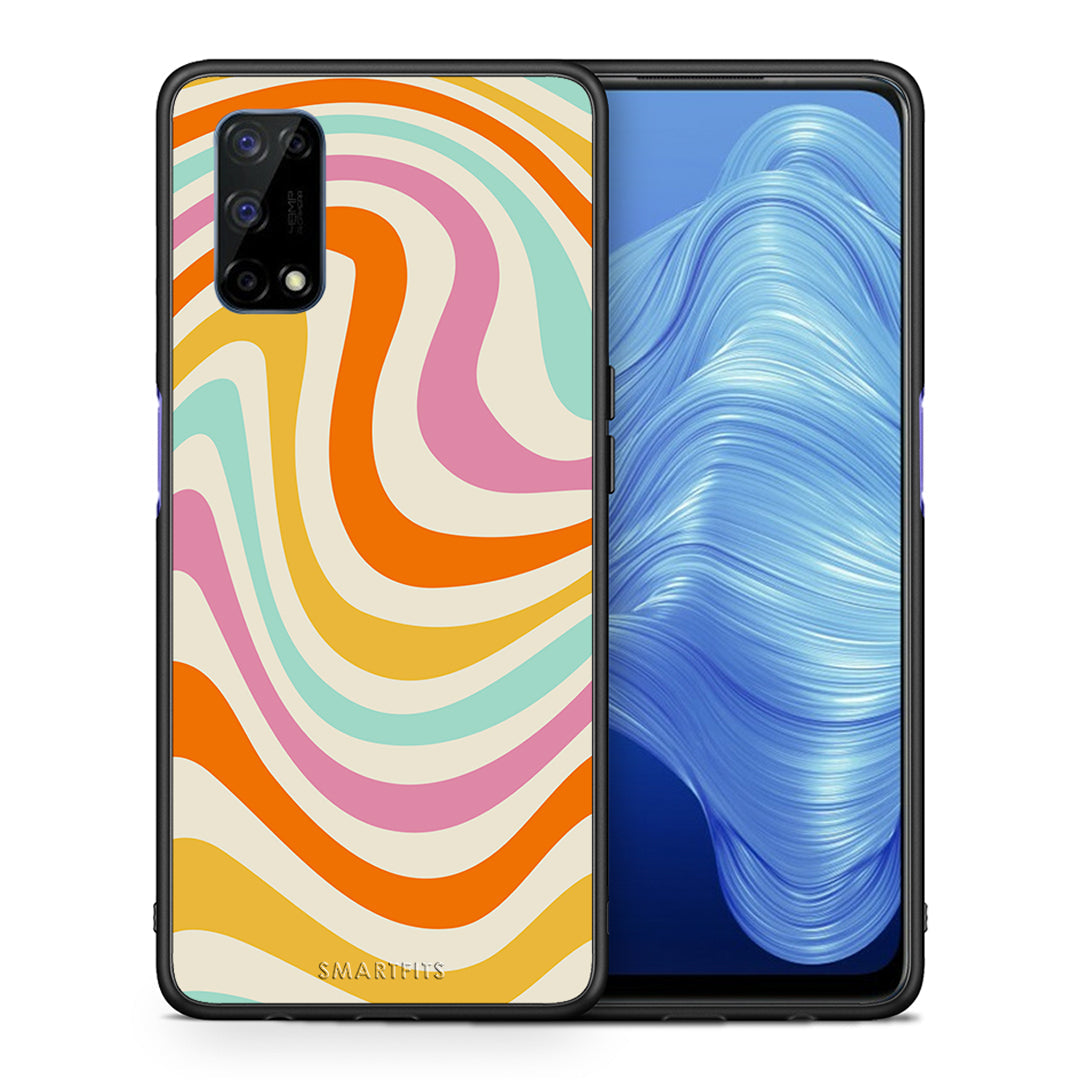 Colourful Waves - Realme 7 5G θήκη