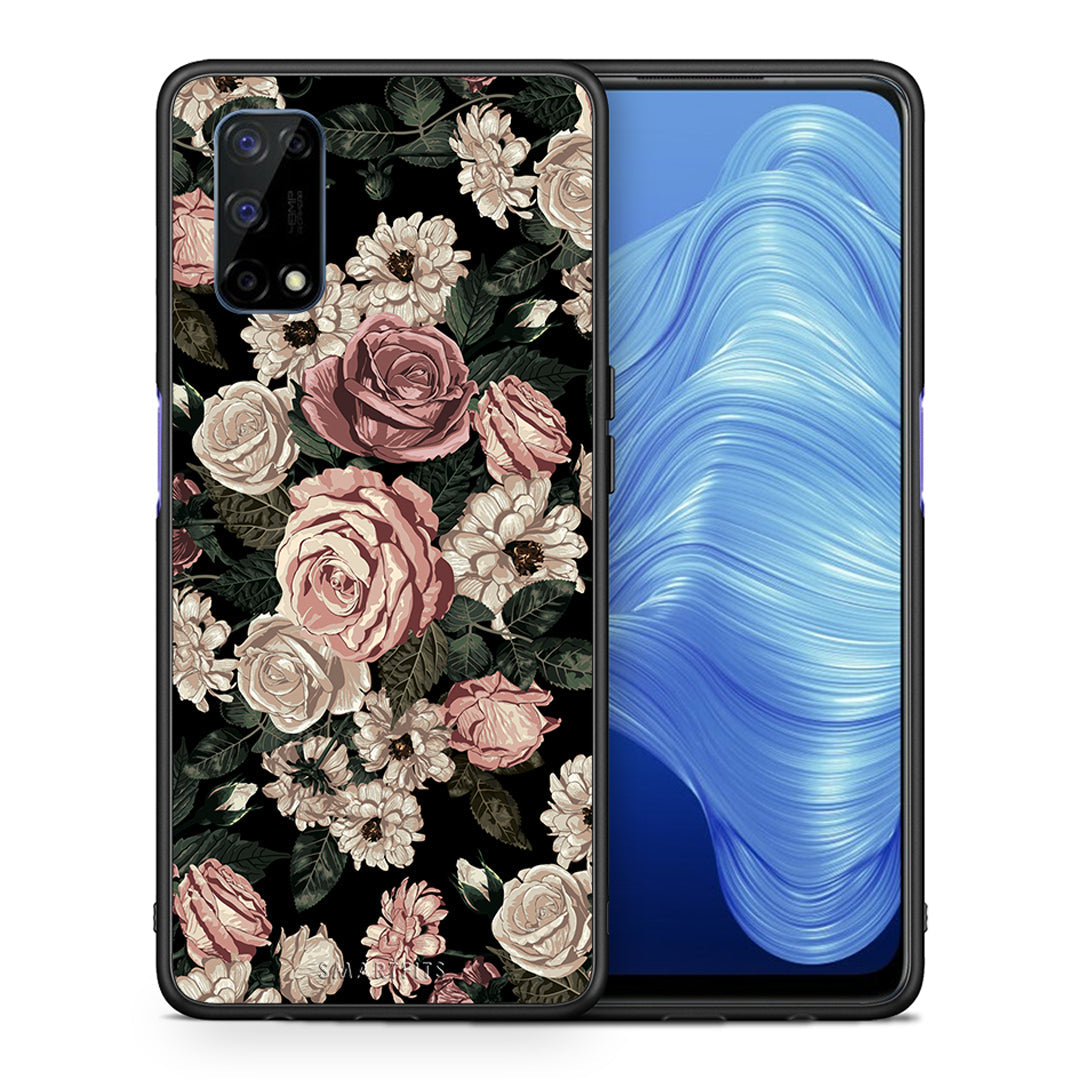 Flower Wild Roses - Realme 7 5G θήκη