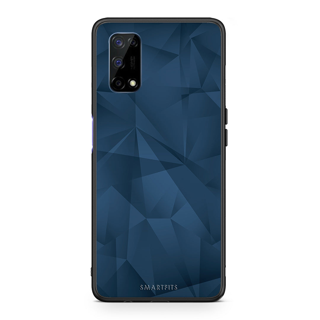 Geometric Blue Abstract - Realme 7 5G θήκη