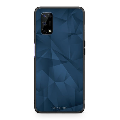 Geometric Blue Abstract - Realme 7 5G θήκη