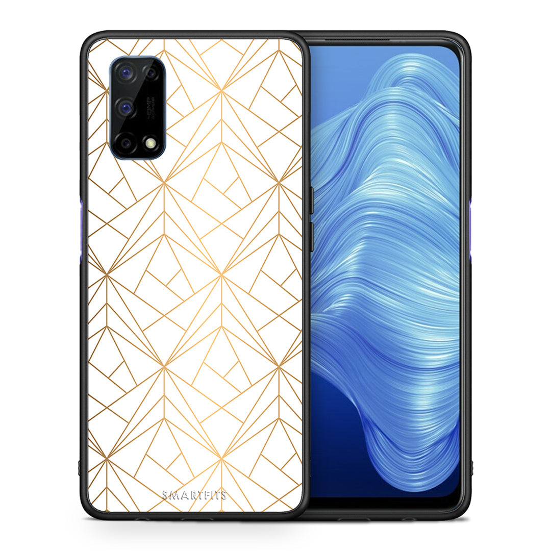 Geometric Luxury White - Realme 7 5G θήκη