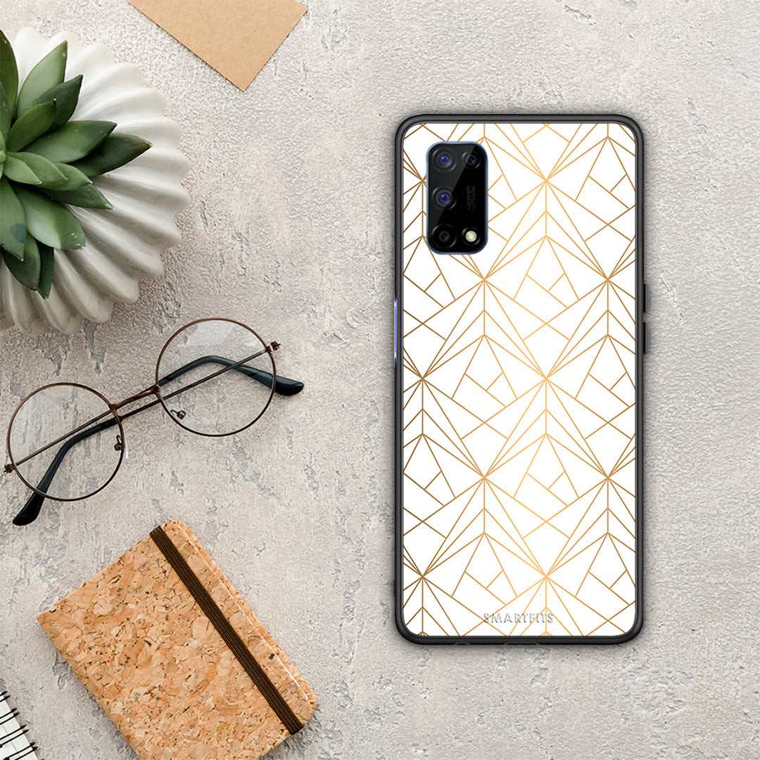 Geometric Luxury White - Realme 7 5G θήκη