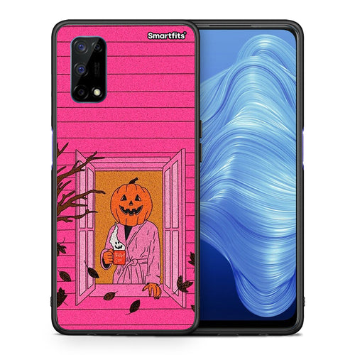 Halloween Pumpkin Lady - Realme 7 5G θήκη
