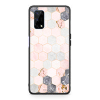 Thumbnail for Marble Hexagon Pink - Realme 7 5G θήκη