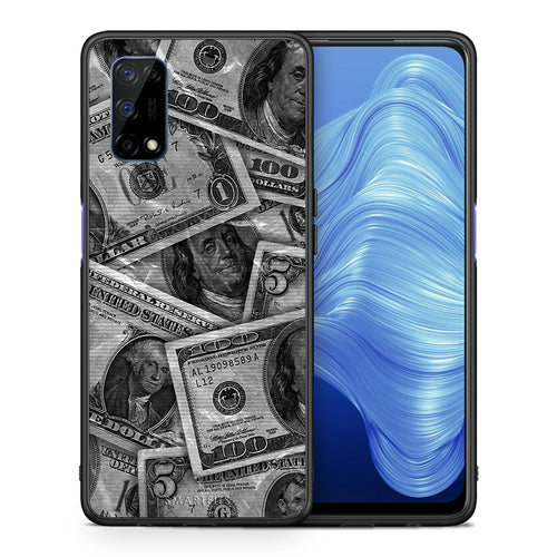 Money Dollars - Realme 7 5G θήκη