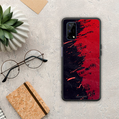 Red Paint - Realme 7 5G θήκη