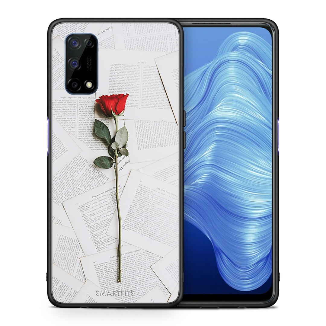 Red Rose - Realme 7 5G θήκη