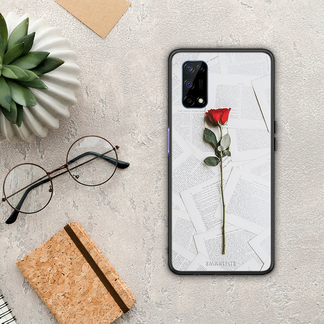 Red Rose - Realme 7 5G θήκη