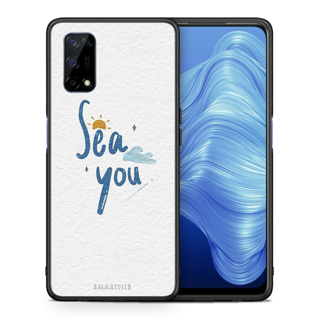 Θήκη Realme 7 5G Sea You από τη Smartfits με σχέδιο στο πίσω μέρος και μαύρο περίβλημα | Realme 7 5G Sea You case with colorful back and black bezels