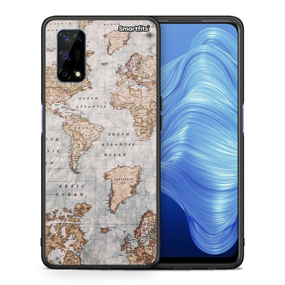 World Map - Realme 7 5G θήκη