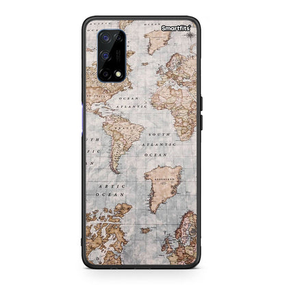 World Map - Realme 7 5G θήκη