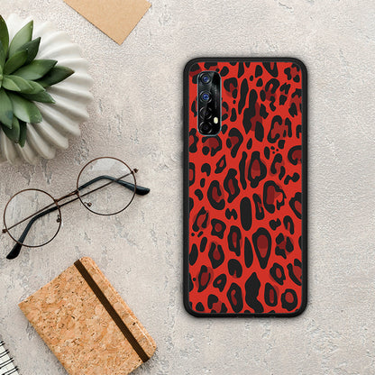 Animal Red Leopard - Realme 7 θήκη