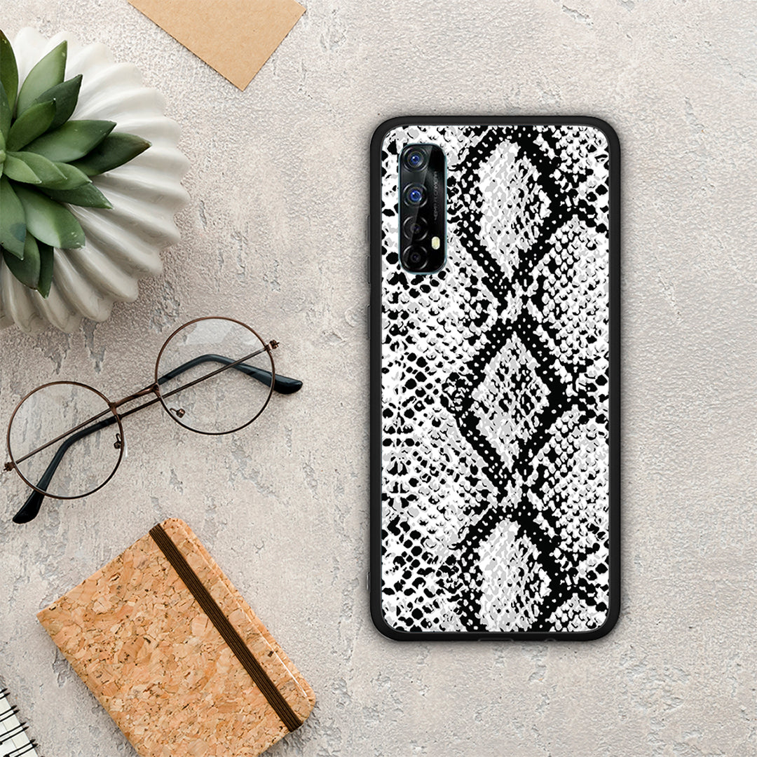 Animal White Snake - Realme 7 θήκη